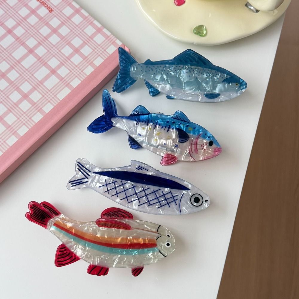 ヘアピン 海洋動物ヘアクロー PVC マグロ 魚類 マリンラ - Korean Women Lifestyle のレビューと価格