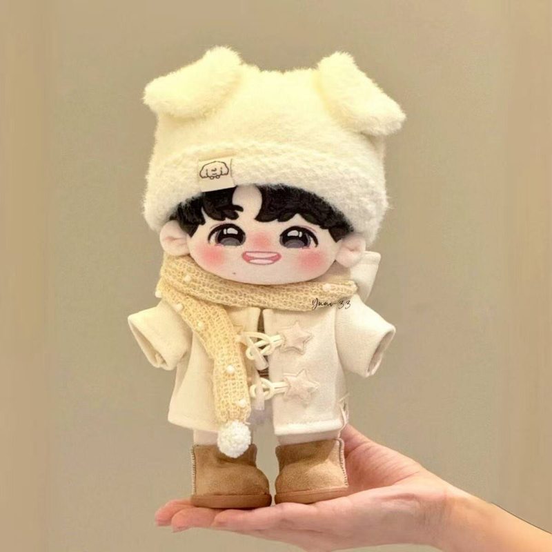 20cmコットン人形服ふわふわシリーズ白いコート衣装セット韓 - Korean Lifestyle Items のレビューと価格