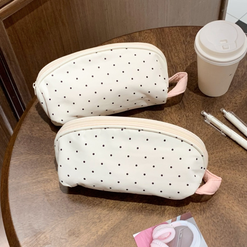 韓国スタイルガールメイクアップバッグドットスターかわいい大容 - Korean Skincare Routine のレビューと価格