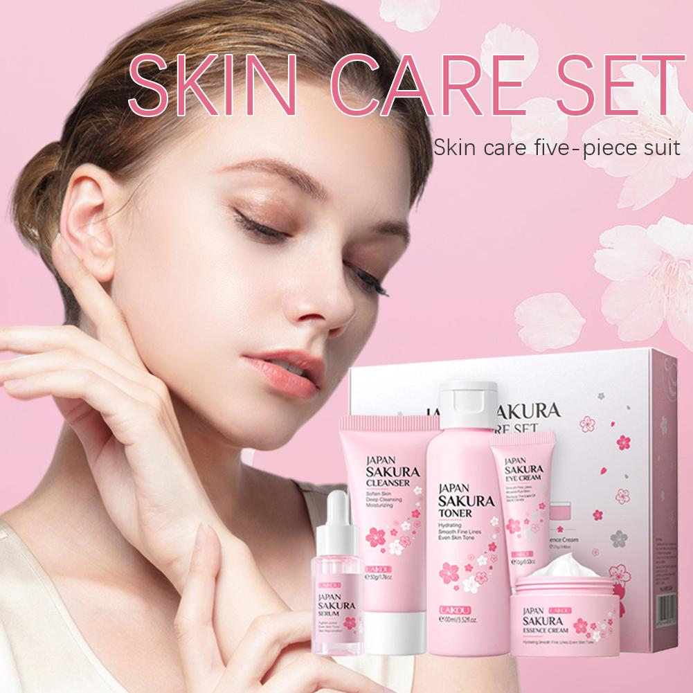 Sakura-フェイシャルスキンケアセット,フェイスクリーム - Korean Skincare Routine のレビューと価格