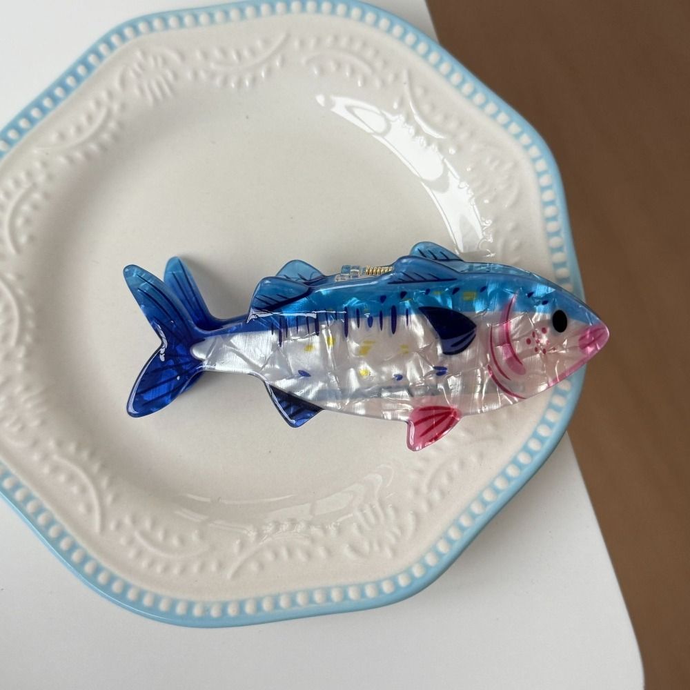 かわいいヘアピン 海の動物 ヘアクリップ PVC製 金魚 海 - Korean Women Lifestyle のレビューと価格